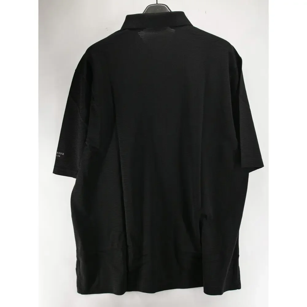 NWT Fairway & Greene Polo PureFormance Mens XL Black Riverbend Kohler Golf Club